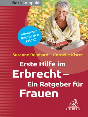 cover image of Erste Hilfe im Erbrecht